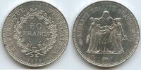 Frankreich 50 Francs Silber M#2092 - Hercules Group - Herkules, Freiheit und Gleichheit - France -