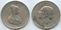 Zwittermedaille 1923 Provinz Westfalen PA870 - Annette v. Droste-Hülshoff - Freiherr vom Stein Vorzüglich, fleckig
