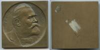 Österreich Kaiserreich Wien Bronzeplakette einseitig GX689 - Auf den kaiserlichen Rat Franz Branky 1842-1911 -