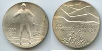 25 Markkaa Silber 1978 MM Finnland Finland GS1251 - The FIS Nordic World Ski Championships 1978 Lahti Suomi Unzirkuiert in Original Folder