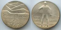 25 Markkaa Silber 1978 MM Finnland Finland GS1007 - The FIS Nordic World Ski Championships 1978 Lahti Suomi Unzirkuiert in Original Folder