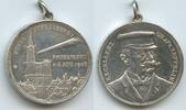Deutsches Reich Kaiserreich Silbermedaille von Lauer M#5784 - LZ 4 Probefahrt - Luftschiff über dem Münster von Straßburg -