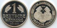 Deutschland Bundesrepublik Medaille 1 Deutsche Währung PA219 - 50.Jahrestag deutsche Münze -