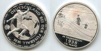 Deutschland Bundesrepublik Medaille versilbert G16212 - Fussball WM 1938 in Frankreich - Deutschland 10.Platz -