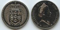 Neuseeland One Dollar GS150 - Berry Portrait - Crowned shield of New Zealand - Queen Elizabeth II. -
