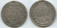 RDR Österreich Hall in Tirol ½ Taler Silber M#5029 - Karl VI. 1711-1740 Austria Charles VI -