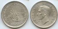 Südafrika 5 Shillings Silber GS364 - Segelschiff Ship Founding of Capetown South Africa -