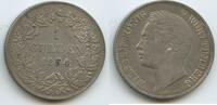 Württemberg 1 Gulden Silber S0042 - RARES JAHR Wilhelm I. 1816-1864 -