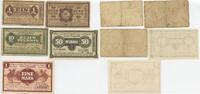 Deutsches Reich Provinz Sachsen 1, 5, 10, 50 Pfennig, 1 Mark Gutscheine Lot GB154 - Alten-Grabow Mannschaftsgefangenenlager - PoW Camp Bank Paper Money -