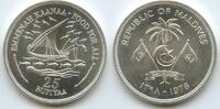 Malediven 25 Rufiyaa Silber GS520 - FAO Sailing ship Maldive Island -