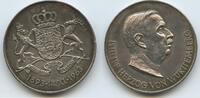 Deutschland Württemberg Bronzemedaille versilbert G16389 - 70. Geburtstag Philipp Herzog von Württemberg 1893-1963 -