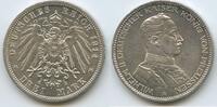 Deutsches Reich Kaiserreich Preussen 3 Mark Silber 1914 A Berlin S0154 - Wilhelm II. 1888-1918 German States Prussia Fast unzirkuiert