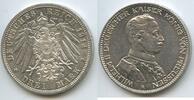 Deutsches Reich Kaiserreich Preussen 3 Mark Silber 1914 A Berlin S0156 - Wilhelm II. 1888-1918 German States Prussia Vorzüglich