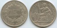 Französisch Indochina 1 Piastre Silber H1031 - French Indochina -
