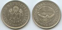 Ungarn Magyar Népköztársaság 100 Forint Silber GS287 - 50th Anniversary of the Republic of Councils Hungary -