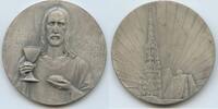 Österreich Kaiserreich Silbermedaille M1085 - Intern. Eucharistischer Kongress Wien Stephansdom - Jesus Kelch -