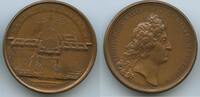 Frankreich Königreich France Bronzemedaille PA549 - A.d. Restaurierung des Schlosses von Versaille - Ludwig XIV. 1643-1715 -