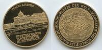 Vatikan Italien-Kirchenstaat Medaille vergoldet GX1188 - Rom Hl. Petersplatz - Piazza S.Pietro - Plätze der Welt -