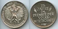 Österreich Niederösterreich Silber-Verdienstmedaille 25 Jahre PA508 - Kammer für Arbeiter und Angestellte - im Dienste der Volkswirtschaft -