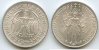 Deutsches Reich Weimar 3 Reichsmark Silber S0069 - 1000 Jahre Burg und Stadt Meissen Germany Weimar Republic -