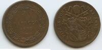 Vatikan Italien-Kirchenstaat 1 Baiocco G1527 - Papst Pius IX. 1846-1878 Papal States -