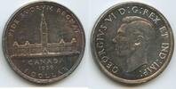 1 Dollar Silber 1939 Kanada Canada GS485 - Besuch von König George VI. und der zuk. Königin Elizabeth II. In Ottawa Vorzüglich - Unzirkuliert, Pa...