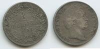 ½ Gulden Silber 1838 Bayern München S0539 - Ludwig I. 1825-1848 Bavaria Sehr Schön, Patina