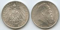 Deutsches Reich Kaiserreich Bayern 3 Mark Silber S0547 - 90. Geburtstag Prinzregent Luitpold 1821-1911 Germany Bavaria -