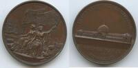 Großbritannien Bronzemedaille M#7413 - Zur Weltausstellung in London - Queen Victoria 1837-1901 Vorzüglich