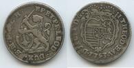 Belgien Belgium Liege Bistum Lüttich 2 Escalin Silber M#5430 - Johann Theodor von Bayern 1744-1763 -