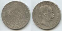 Österreich Kaiserreich Wien Doppelgulden (2 Fl, 2 Florin) Silber M#8266 - Kaiser Franz Joseph I. 1848-1916 Austria -