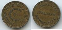 Italien Italy Wertmarke 10 Centesimi Jeton Token T113 - Italiano Commercio Automatici - Sonnino Palmieri c. Roma -