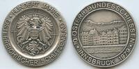 Österreich Tirol Silbermedaille GX432 - Innsbruck 10. Bundesschiessen - Österreichischer Schützenbund -