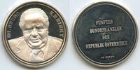 Österreich Silbermedaille PA347 - Dr. Bruno Kreisky Fünfter Bundeskanzler der Republik Österreich -