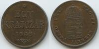 Ungarn Egy Krajczár (1 Kreuzer) G5820 - Revolution Hungary War of Independence Coinage -