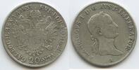 Österreich Kaiserreich 20 Kreuzer Silber H0283 - Franz II. 1792-1835 Austria Vienna -