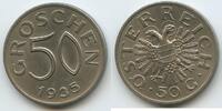Österreich 50 Groschen G8111 - 1.Republik 1918-1938 Austria -