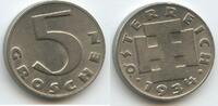 Österreich 5 Groschen G4121 - Krückenkreuz 1.Republik 1918-1938 Austria -