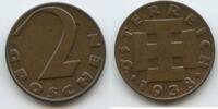 Österreich 1.Republik 2 Groschen G4072 - Krückenkreuz Austria 1. Republic -