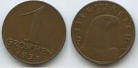 Österreich 1 Groschen G4120 - Adler RARES JAHR 1.Republik Austria -