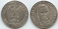 Österreich Tirol Medaille versilbert nd. M#3077 - Ein Tirol durch Volksabstimmung Gott Tirols Bundesheer Kanonikus Gamper Vorzüglich, Patina