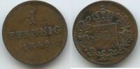 Deutschland Bayern 1 Pfennig G14379 - Maximilian II. Joseph 1848-1864 -