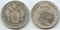 Österreich Wien Kaiserreich 20 Kreuzer Silber M#8282 - Ferdinand I. 1835-1848 Austria -
