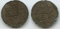 Brandenburg-Preußen 1 Solidus (Schilling) M#8360 - Friedrich II der Große 1740-1786 German states -