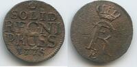 Brandenburg-Preußen 1 Solidus (Schilling) M#8365 - Friedrich II der Große 1740-1786 German states -