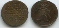 Brandenburg-Preußen 1 Solidus (Schilling) M#8366 - Friedrich II der Große 1740-1786 German states -