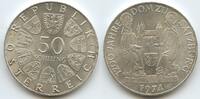 Österreich 2.Republik 1945-2001 50 Schilling Silber M#5657 - 1200 Jahre Dom zu Salzburg Austria -