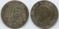 Brandenburg-Preußen ⅙ Reichsthaler Silber M#5994 - Friedrich II der Große 1740-1786 German states -