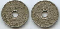 Tunesien Französisches Protektorat 25 Centimes G11536 - Muhammad al-Nasir Bey 1906-1922 Tunisia -