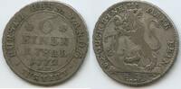 Hessen-Kassel ⅙ Reichsthaler Silber M#5997 - Friedrich II. 1760-1785 German states -